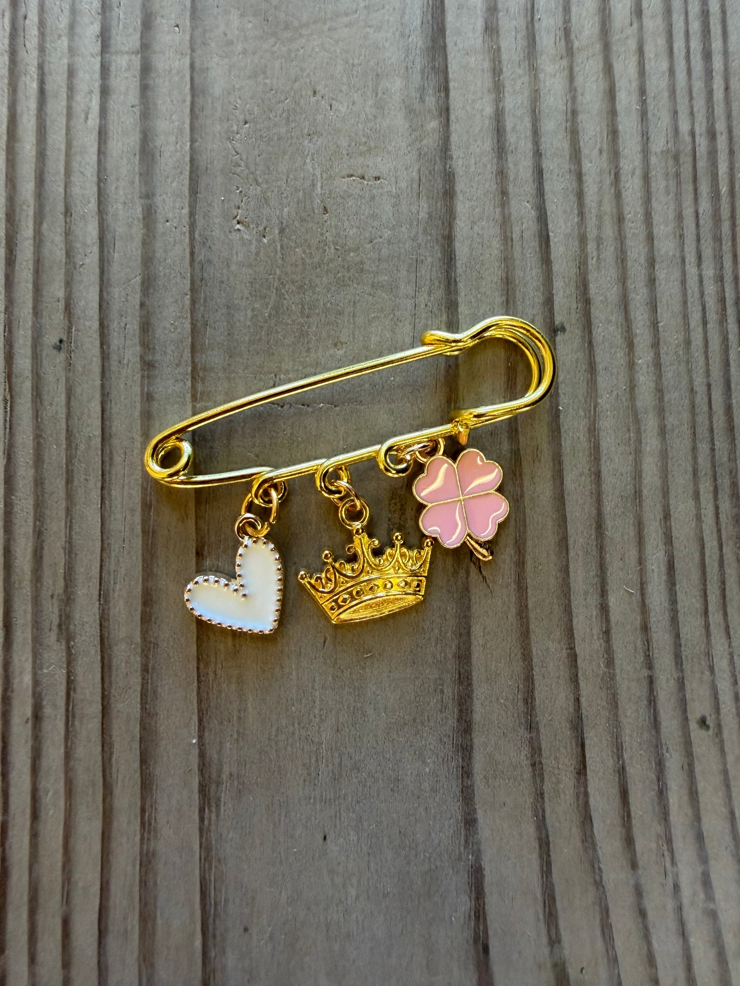 Petite broche couronne