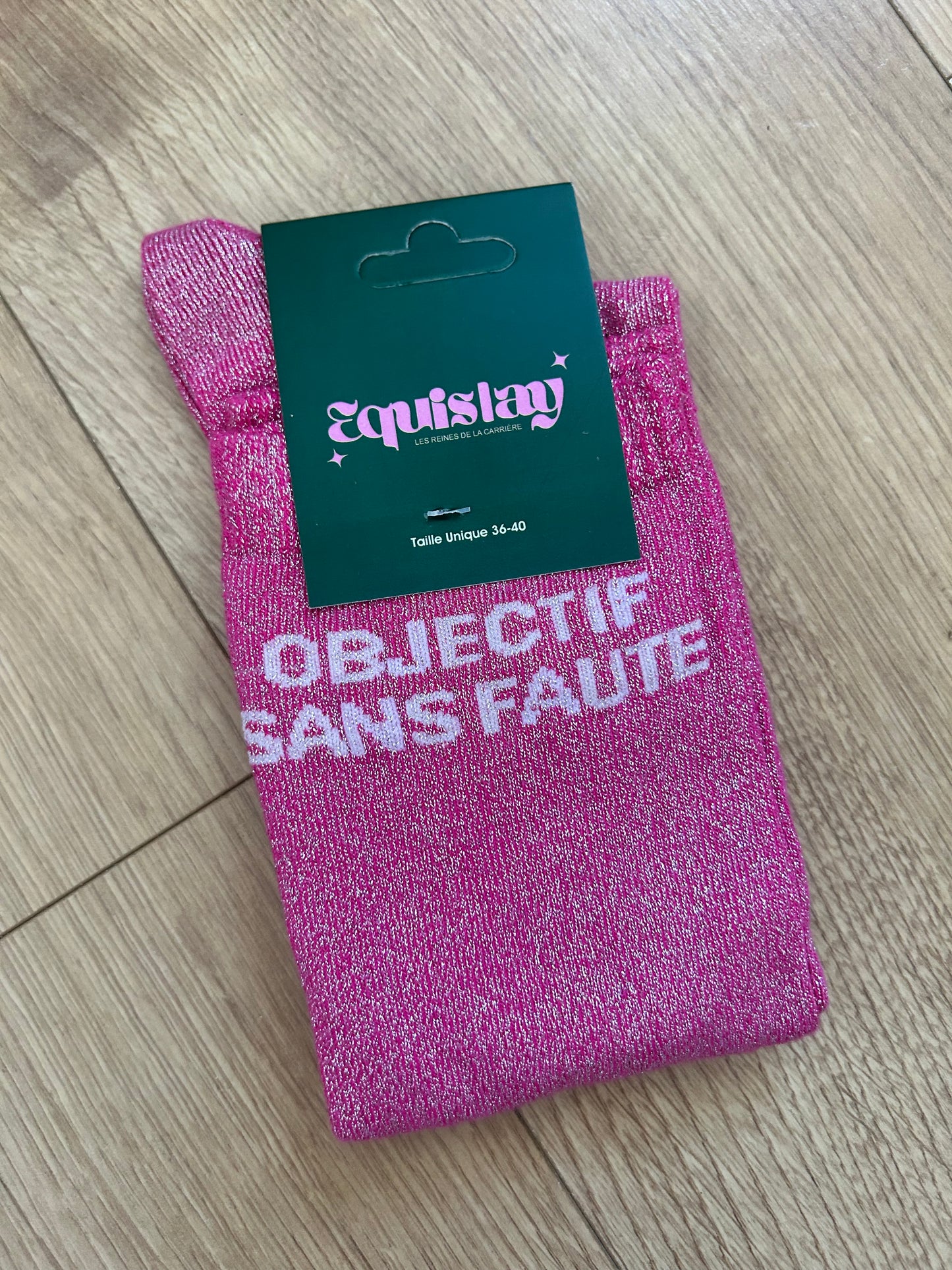Chaussettes DÉFAUT Objectif Sans Faute, fuchsia.