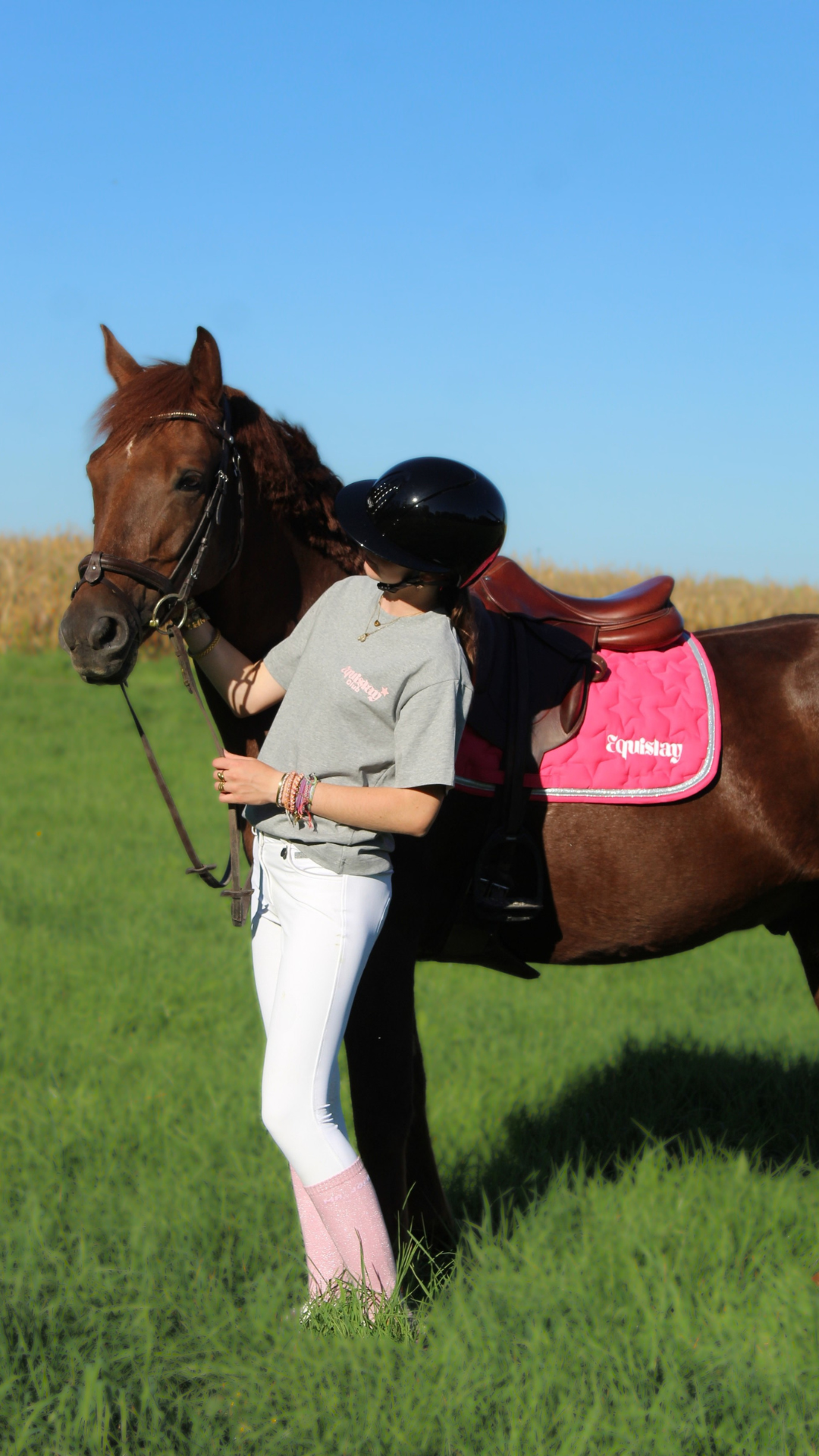 Tapis de selle CSO SKY – Rose fuchsia