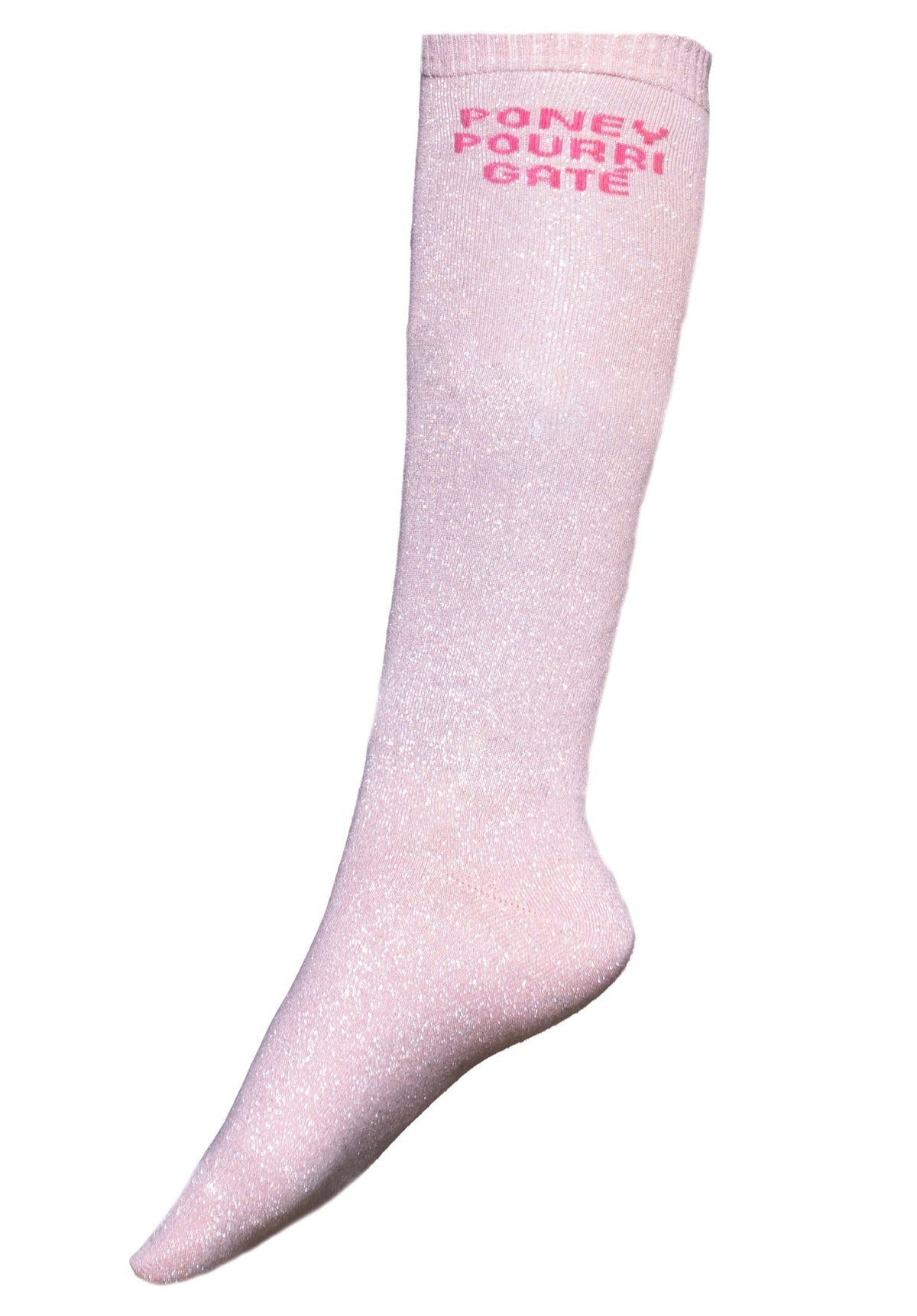 Chaussettes d’équitation Poney Pourri Gâté – Rose clair