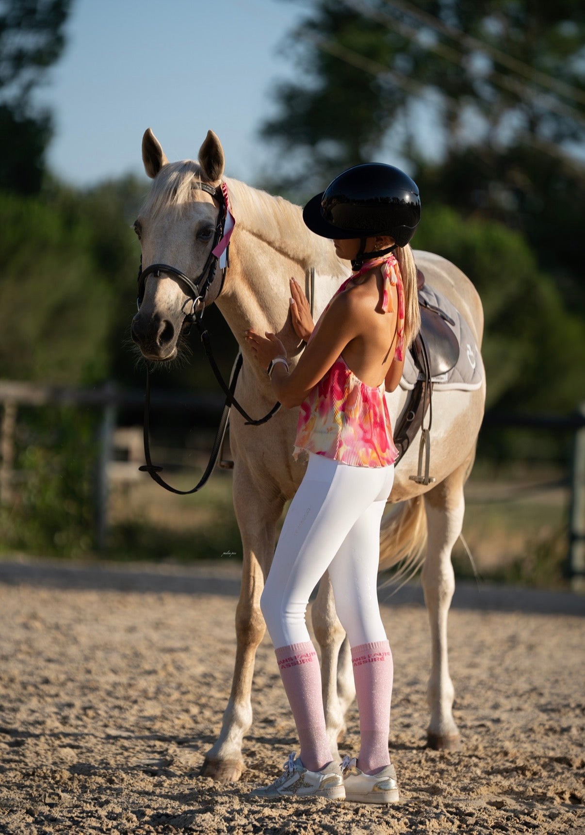 Chaussettes Sans Faute Assuré – Rose pale (écriture fuchsia) (Copie)