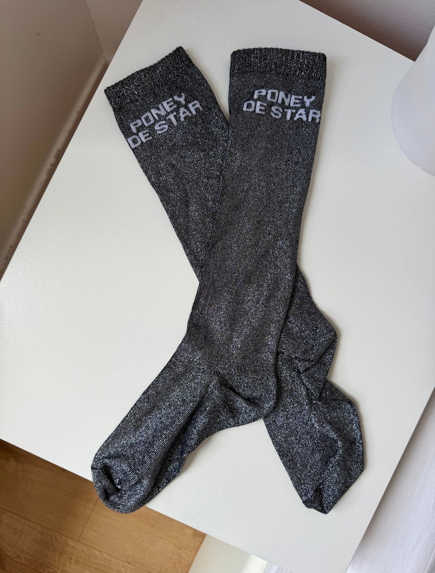 Chaussettes Poney de Star – Noir - Equislay