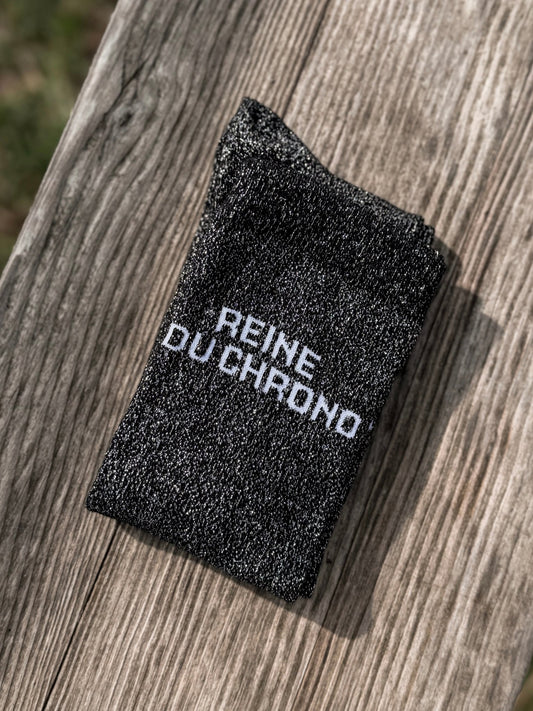 chaussettes d'equitation paillettes reine du chrono
