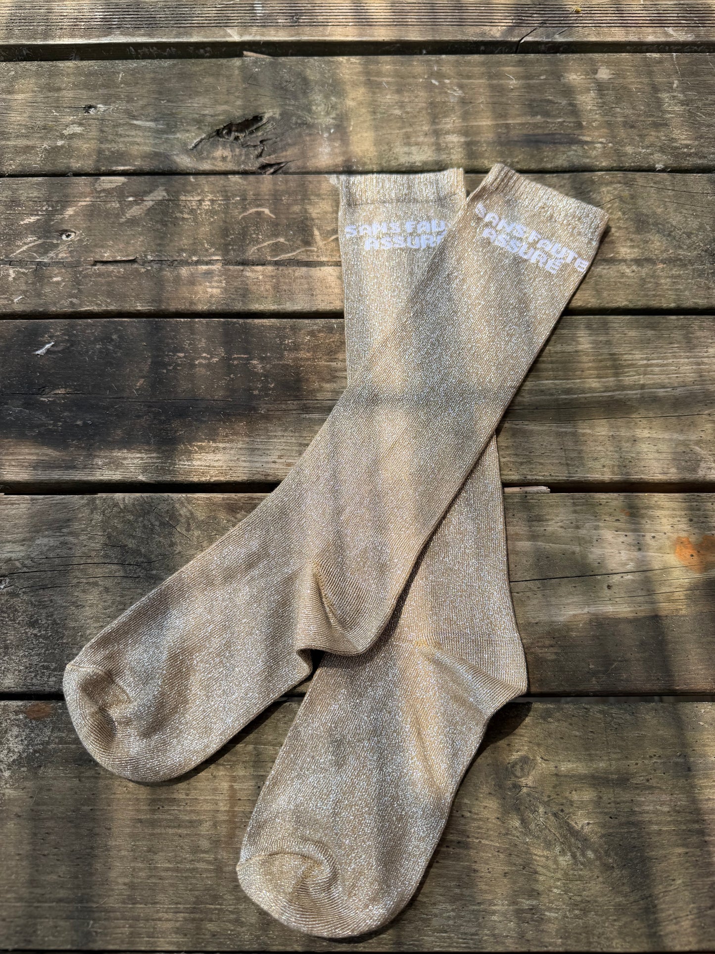Chaussettes Sans faute assuré - Or