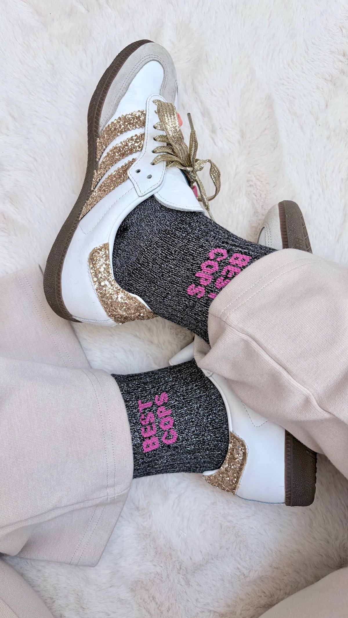 Chaussettes de ville Best Cops – Noir