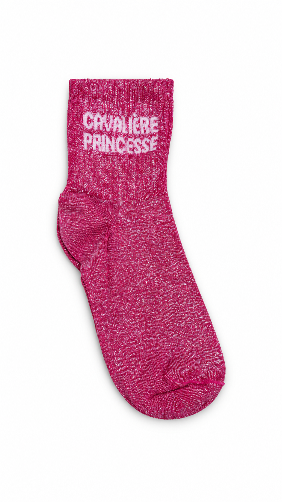 Chaussettes de ville Cavalière Princesse – Rose fuchsia