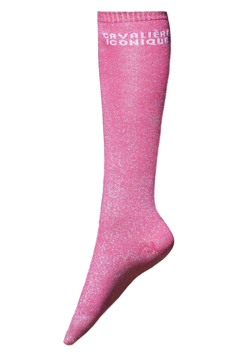 Chaussettes d’équitation Cavalière Iconique – Rose fuchsia