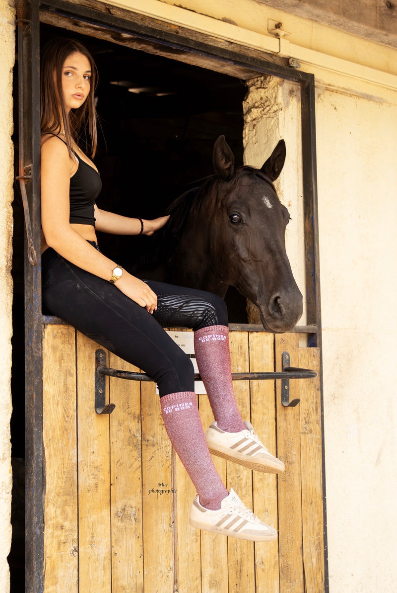 Chaussettes d’équitation Copines de Box – Bordeaux
