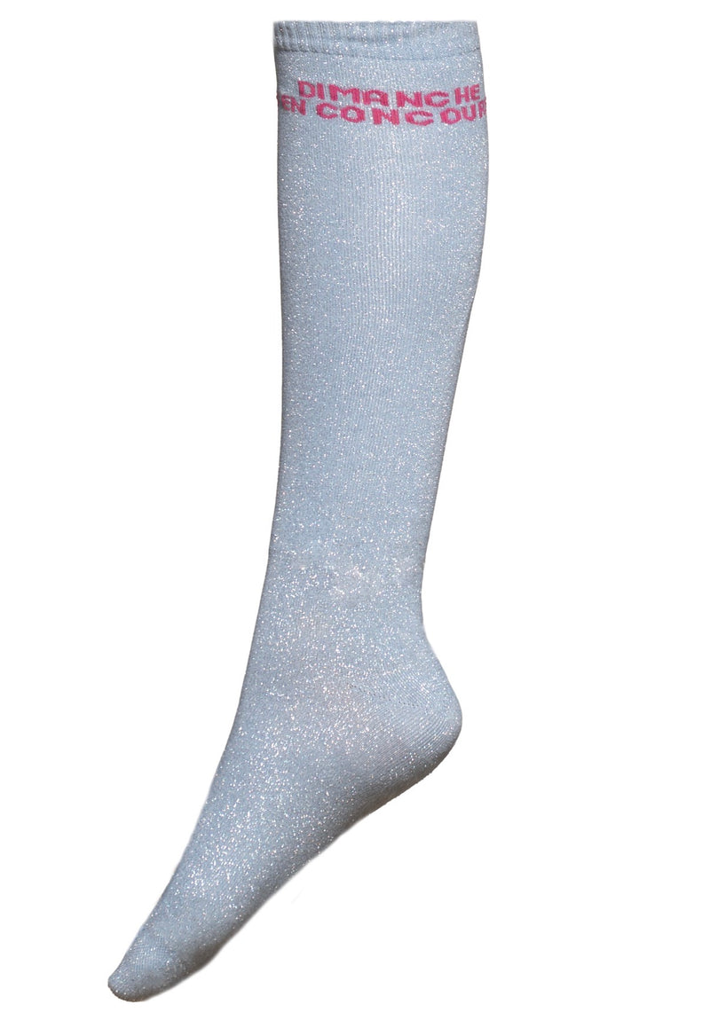 Chaussettes d’équitation Dimanche en Concours – Bleu ciel