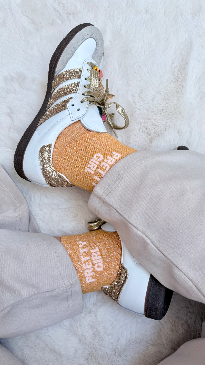 Chaussettes de ville Pretty Girl – Orange