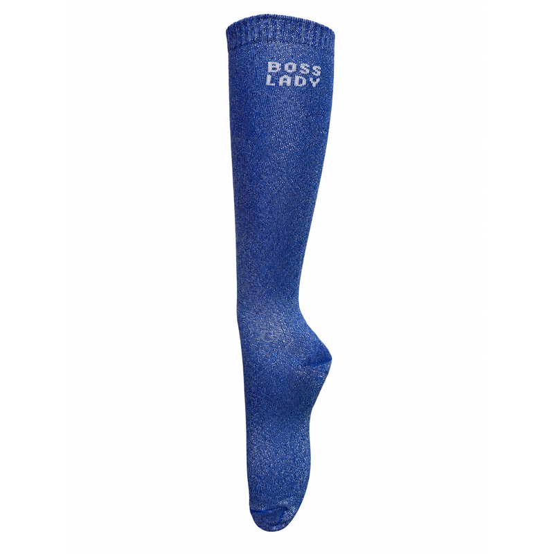 Chaussettes d’équitation Boss Lady – Bleu électrique