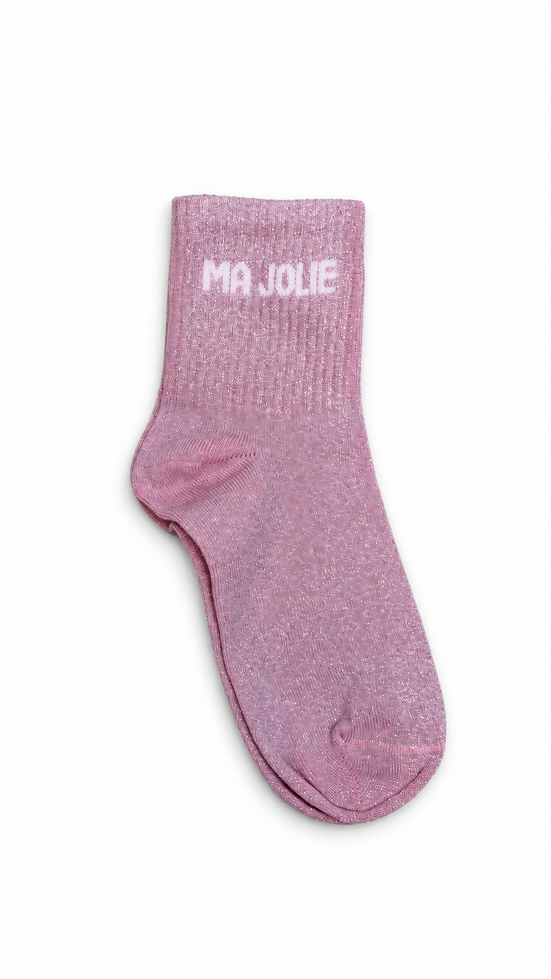 Chaussettes de ville Ma Jolie – Rose pâle