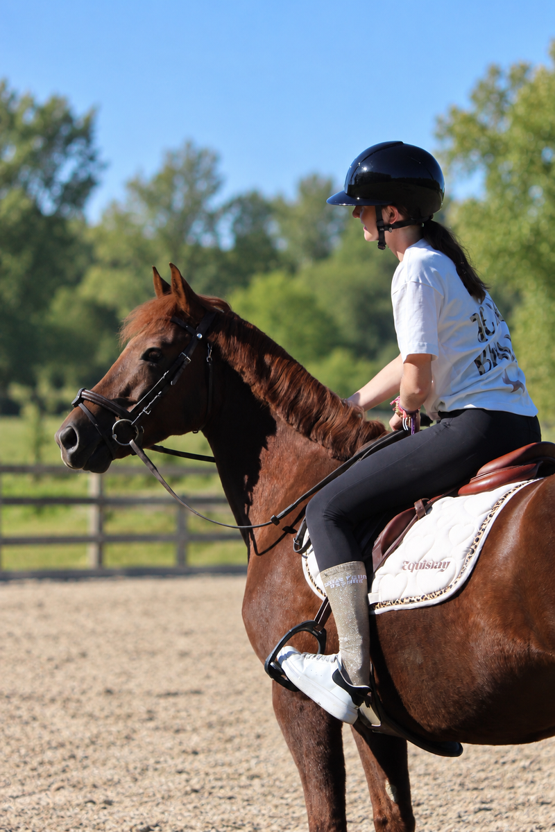 Tapis de selle CSO AMOUR – Cœur léopard