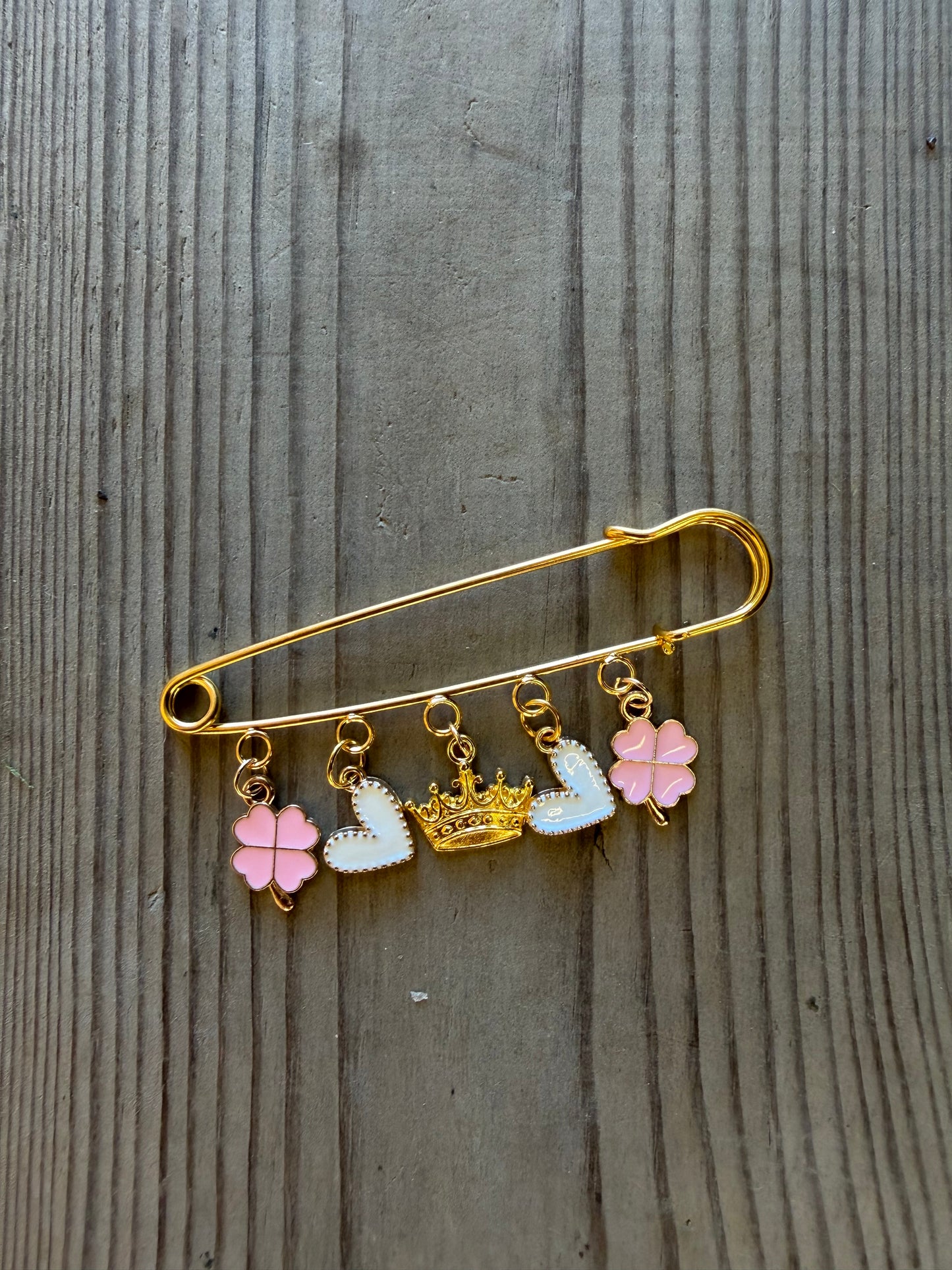 Grande broche couronne