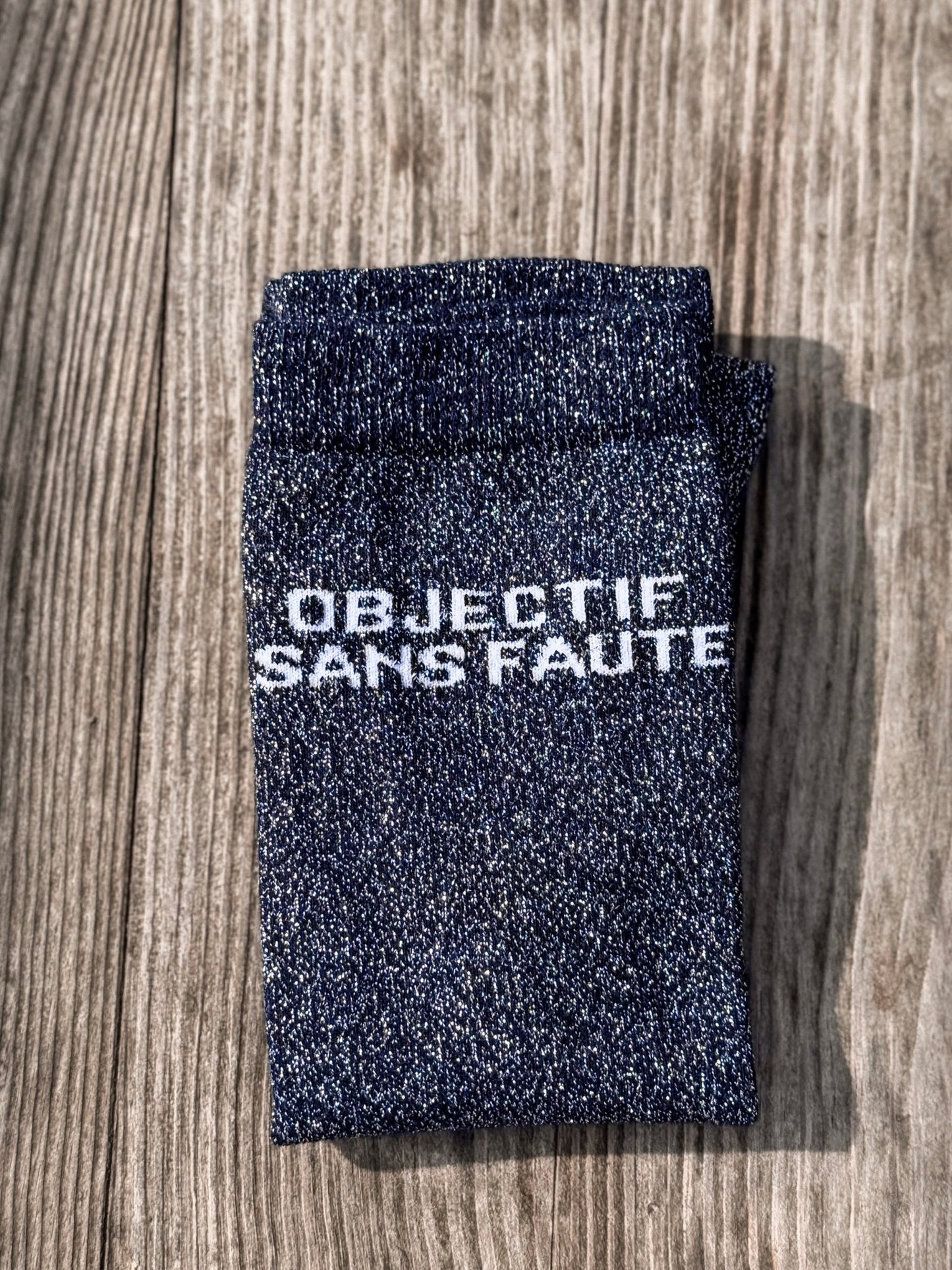 CHAUSSETTES d'equitation à paillettes OBJECTIF SANS FAUTE - 