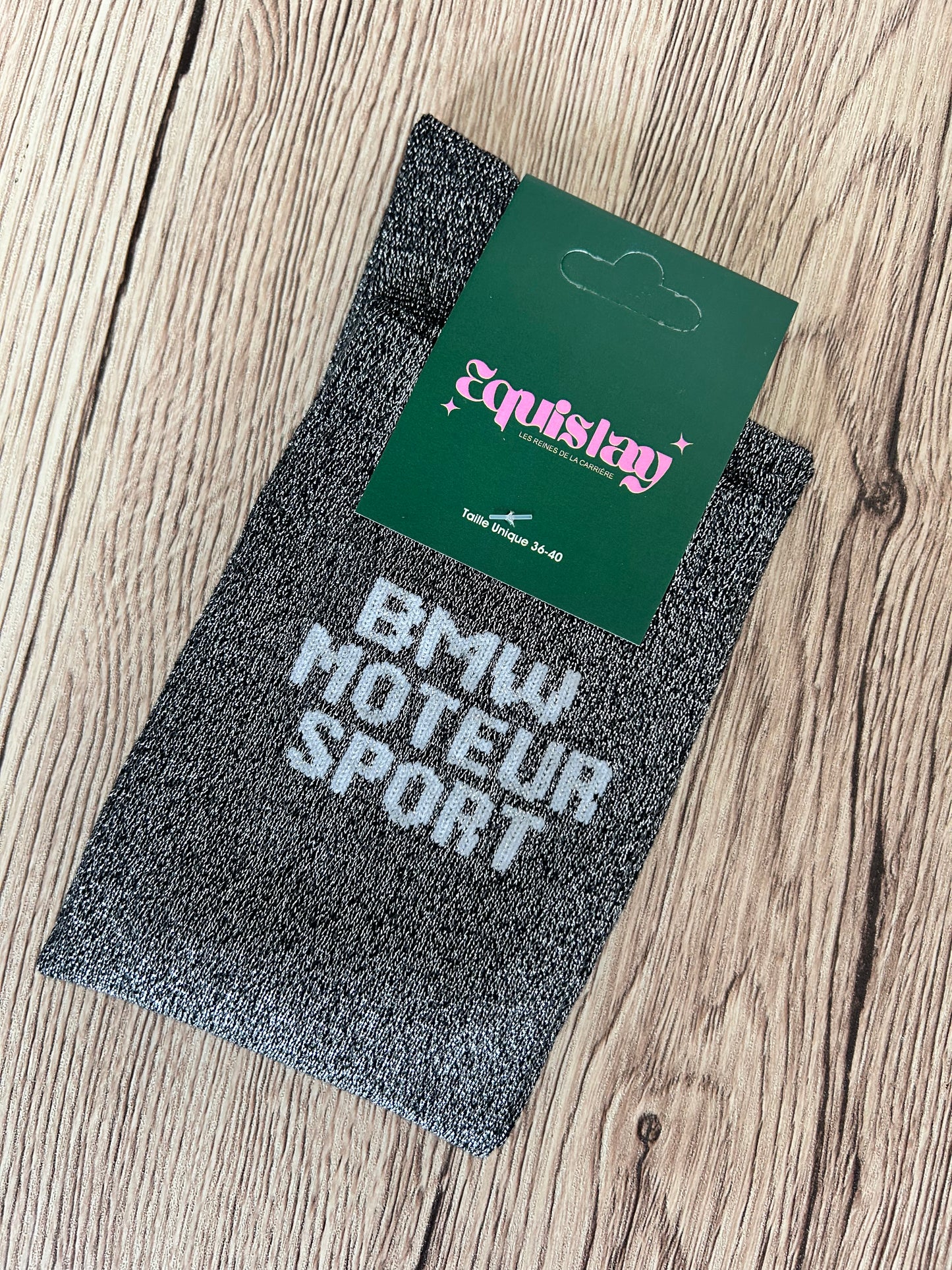 CHAUSSETTES BMW MOTEUR SPORT NOIR