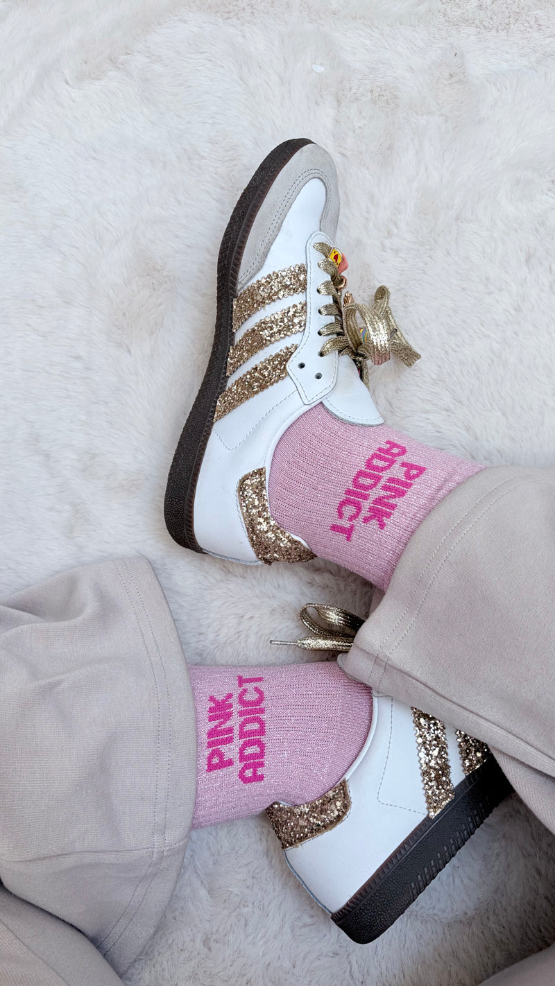 Chaussettes de ville Pink Addict – Rose