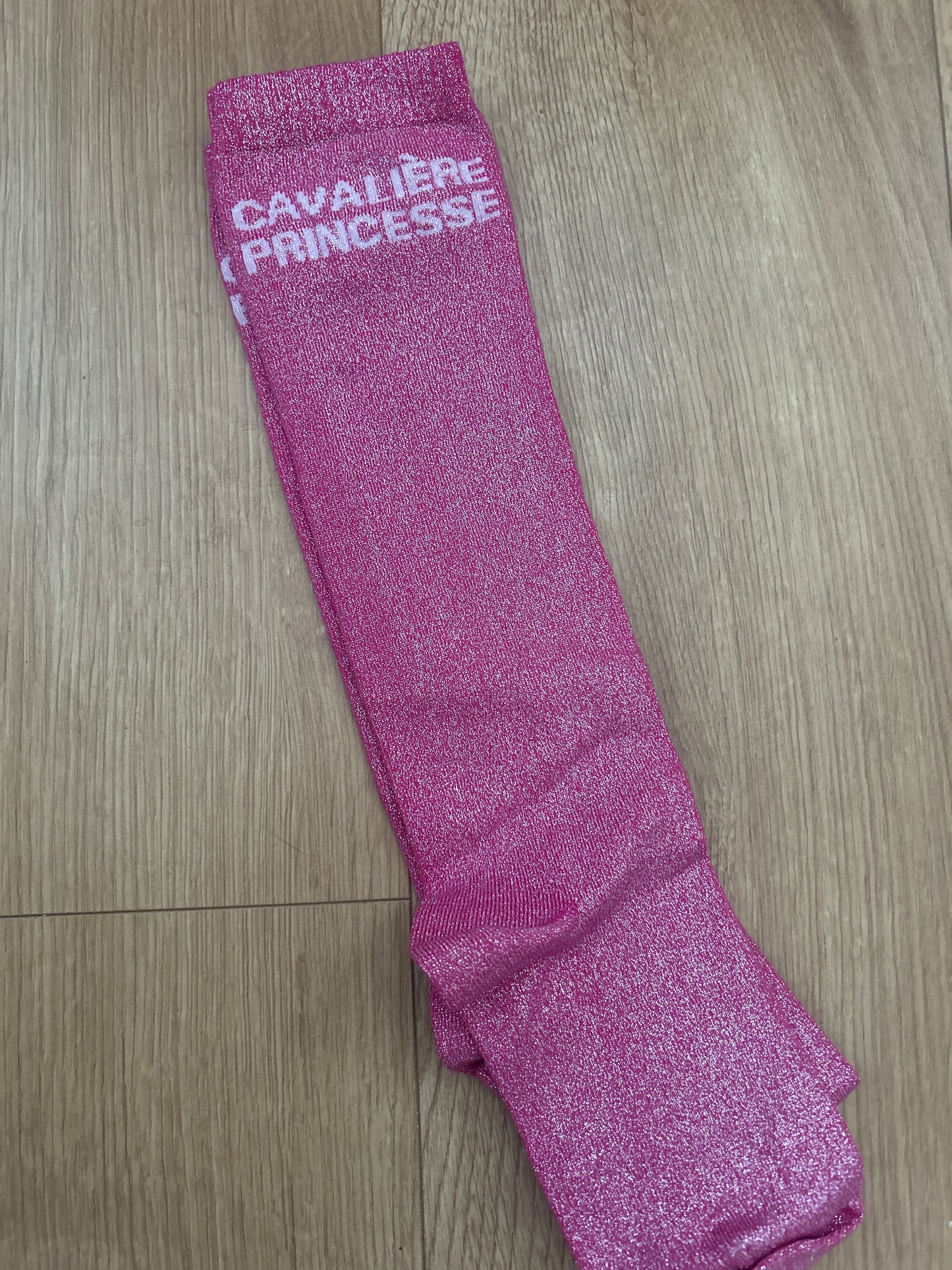 Chaussettes Cavalière Princesse - rose fuchsia – Petit prix