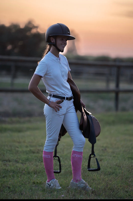Chaussettes Groom de Star – Rose Fuchsia