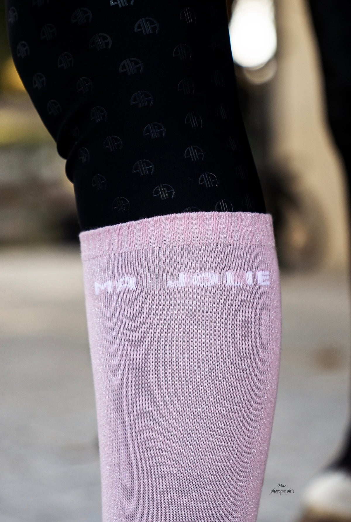 Chaussettes d’équitation Ma Jolie – Rose pâle
