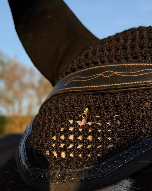 Charm cœur rose clair - Equislay