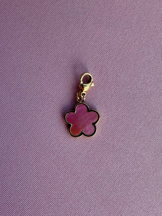 Charm fleur rose - Equislay