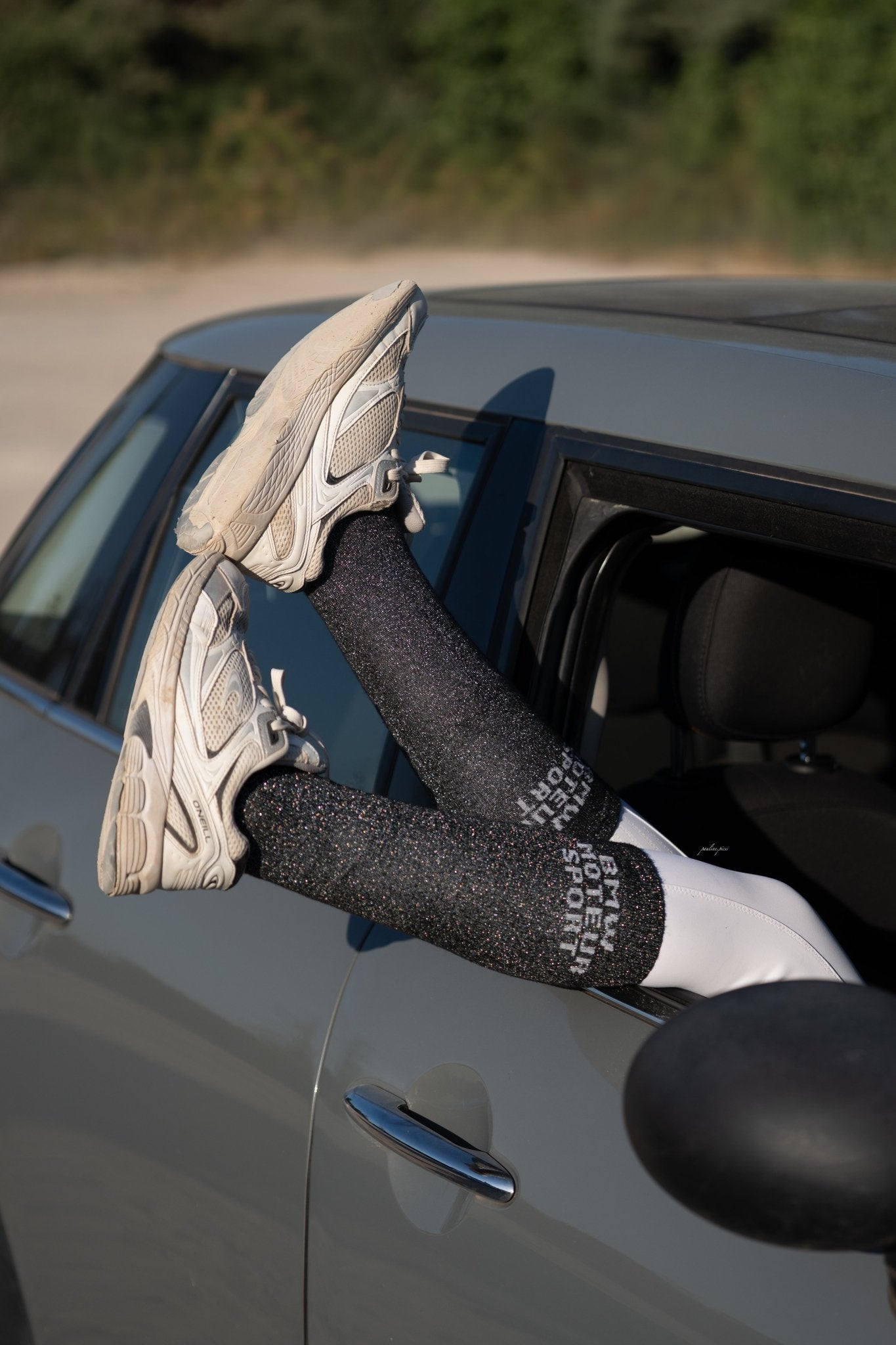 CHAUSSETTES BMW MOTEUR SPORT NOIR - Equislay