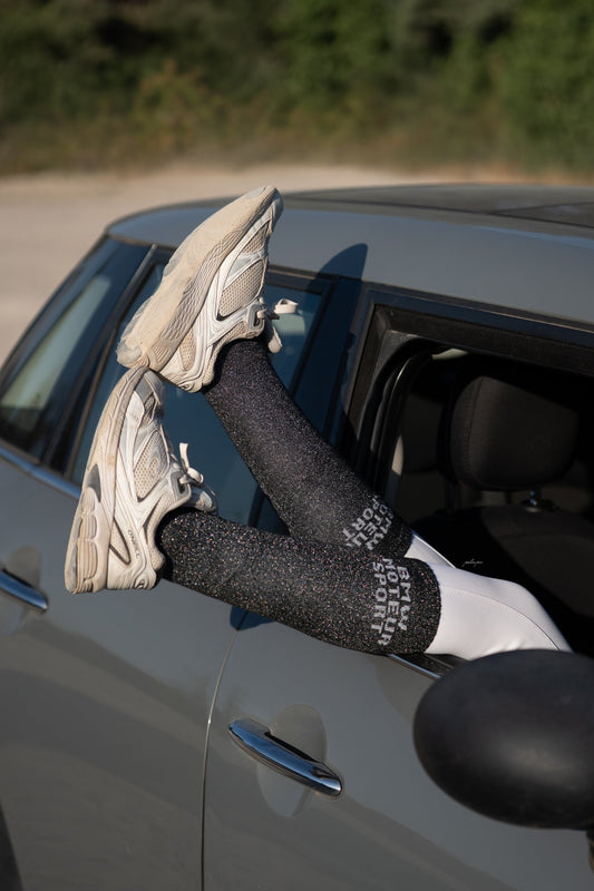 CHAUSSETTES BMW MOTEUR SPORT NOIR - Equislay