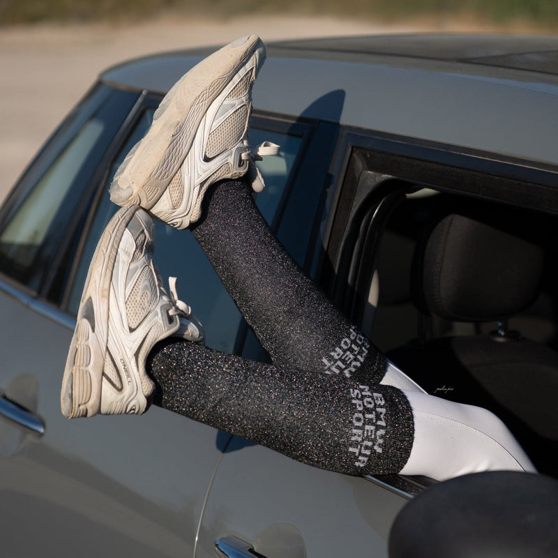 CHAUSSETTES BMW MOTEUR SPORT NOIR - Equislay