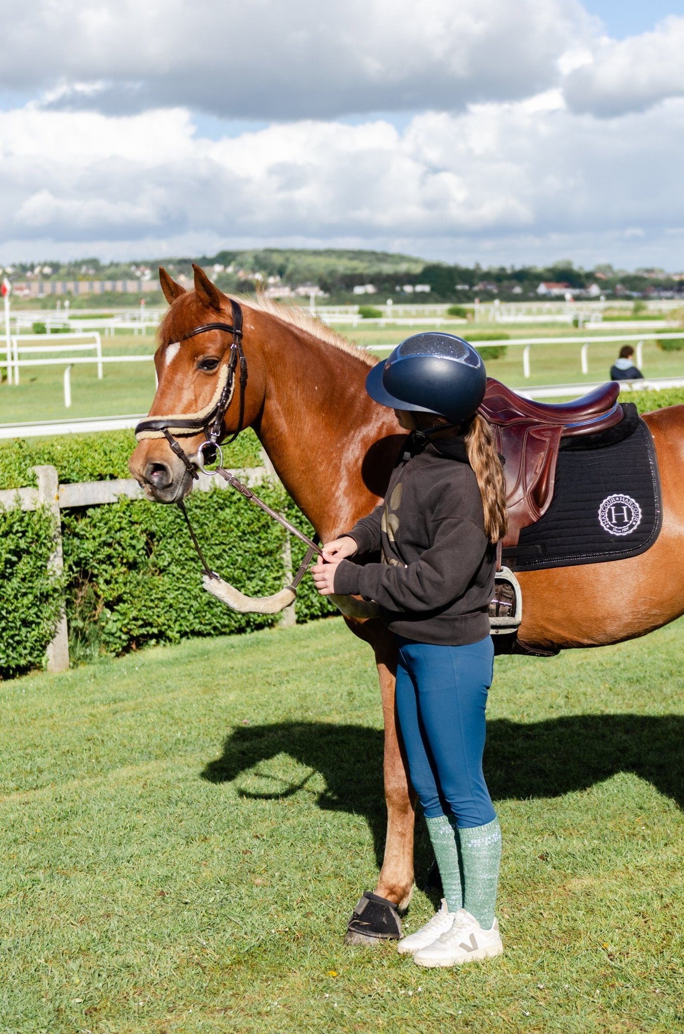 CHAUSSETTES BORN TO RIDE - VERT - Equislay