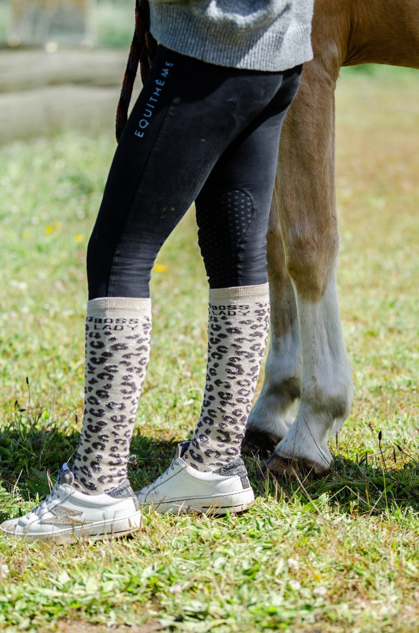 CHAUSSETTES BOSS LADY - LÉOPARD - Equislay