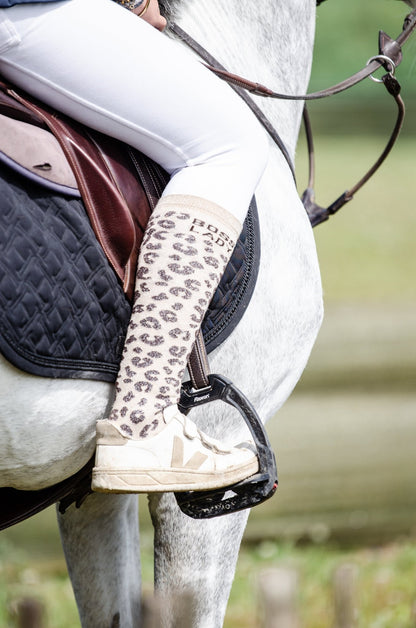 CHAUSSETTES BOSS LADY - LÉOPARD - Equislay