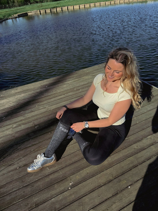 CHAUSSETTES BOSS LADY - NOIR - Equislay