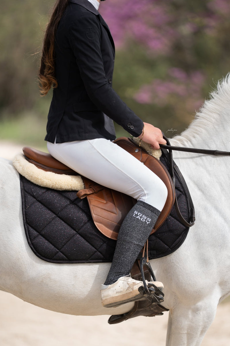 CHAUSSETTES BOSS LADY - NOIR - Equislay