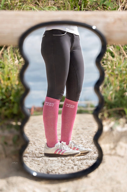 CHAUSSETTES BOSS LADY - ROSE FUSCHIA - Equislay