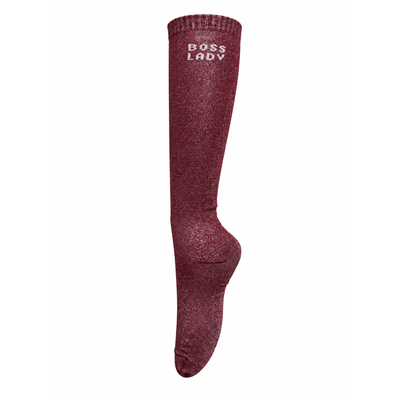 Chaussettes d’équitation Boss Lady – Bordeaux - Equislay