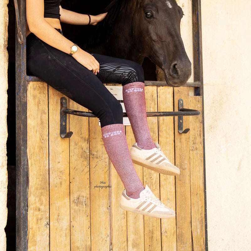 Chaussettes d’équitation Copines de Box – Bordeaux - Equislay