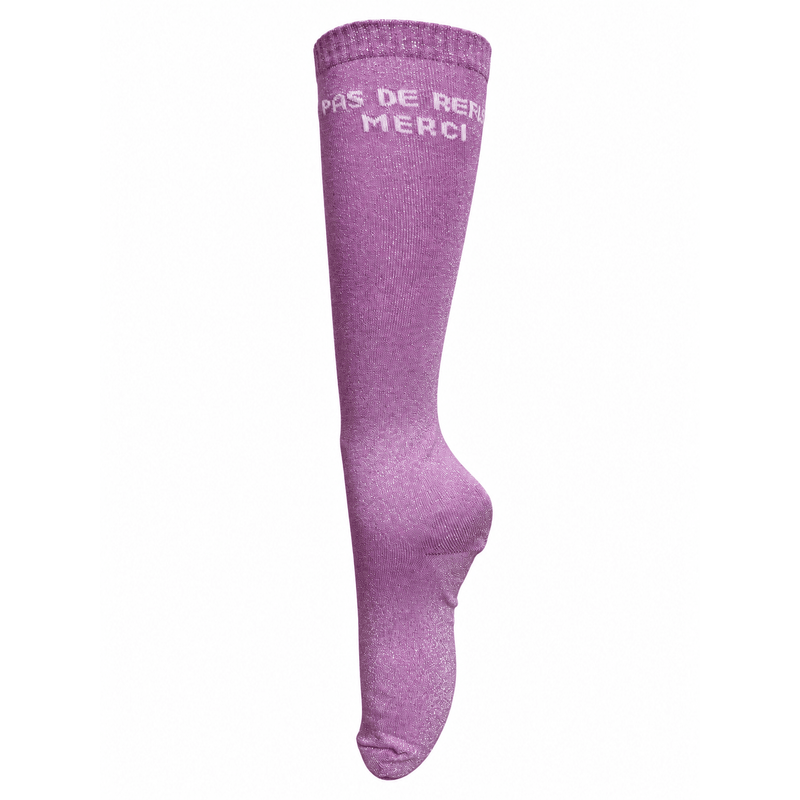 Chaussettes d’équitation Pas de Refus Merci – Lilas - Equislay