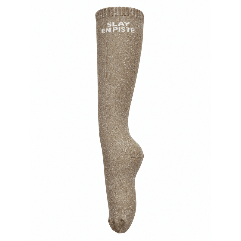 Chaussettes d’équitation Slay en Piste – Or - Equislay