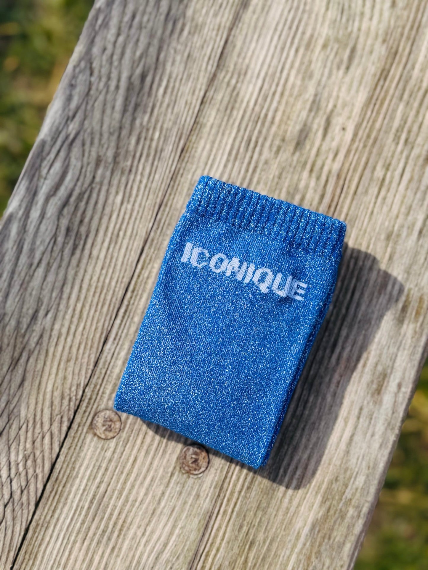 CHAUSSETTES ICONIQUE - BLEU ÉLECTRIQUE - Equislay