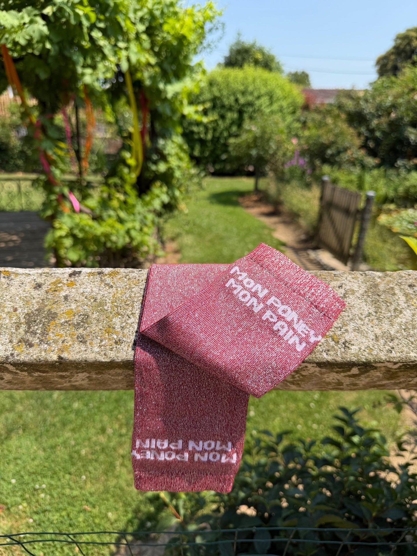 Chaussettes Mon Poney Mon Pain – Bordeaux - Equislay