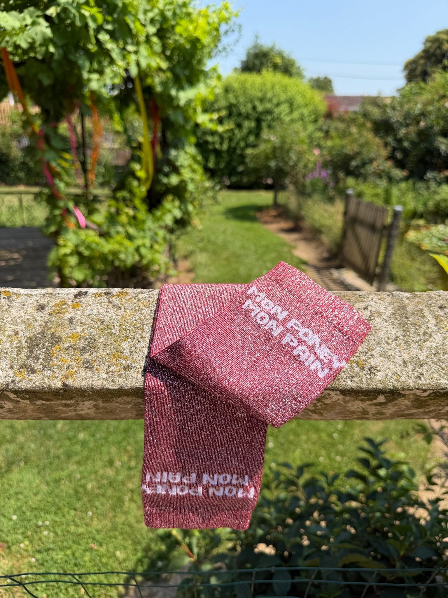 Chaussettes Mon Poney Mon Pain – Bordeaux - Equislay