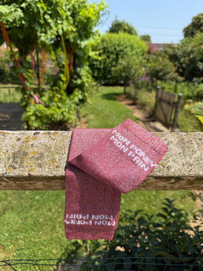 Chaussettes Mon Poney Mon Pain – Bordeaux - Equislay