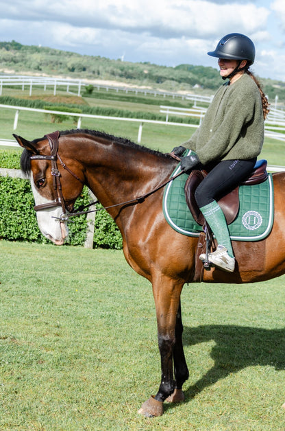CHAUSSETTES MON PONEY MON PAIN - VERT - Equislay