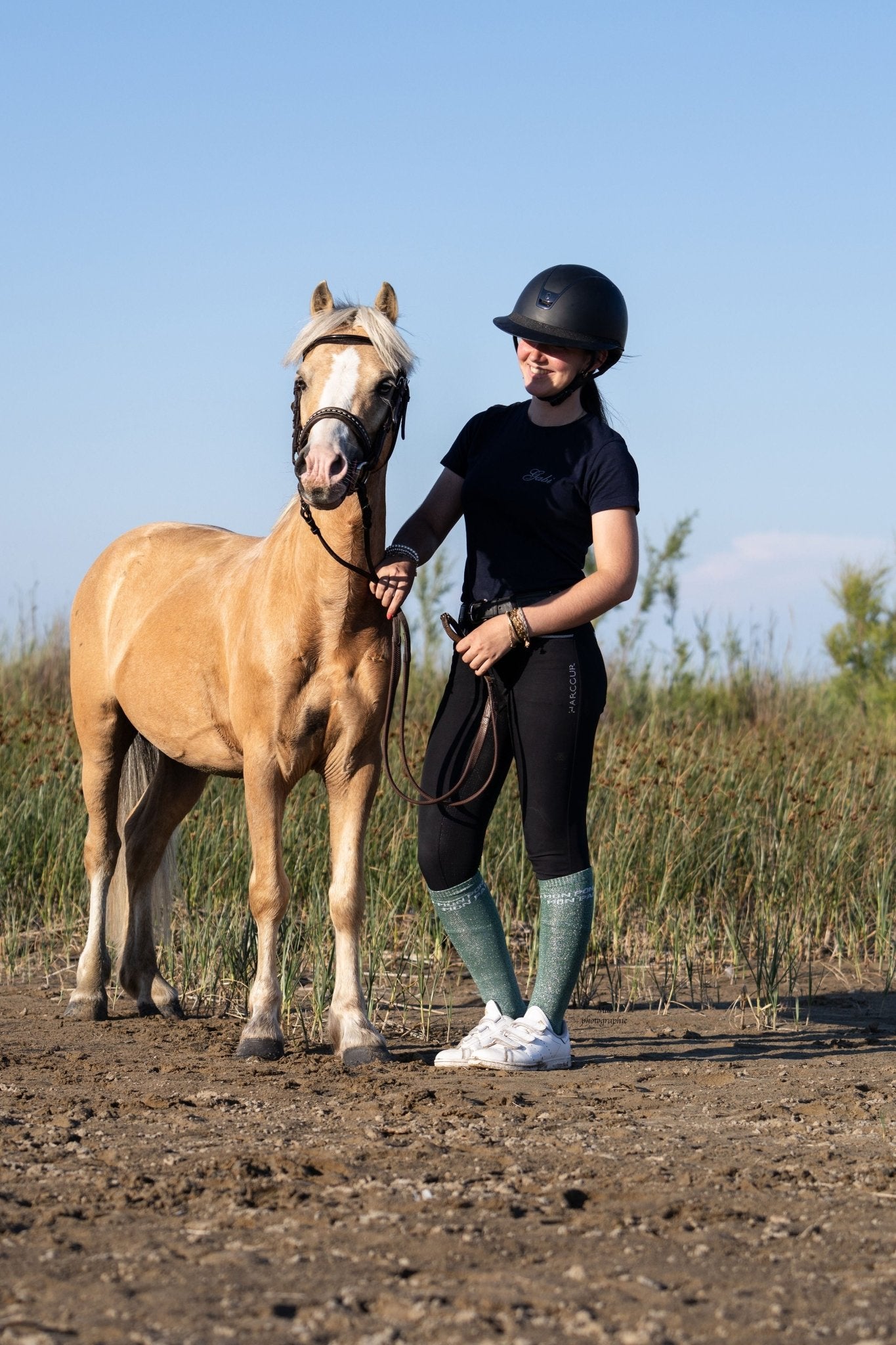CHAUSSETTES MON PONEY MON PAIN - VERT - Equislay