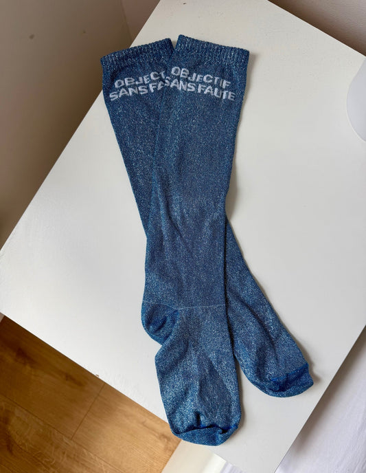 Chaussettes Objectif Sans Faute – Bleu - Equislay