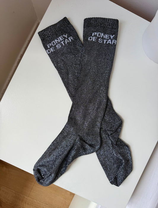 Chaussettes Poney de Star – Noir - Equislay