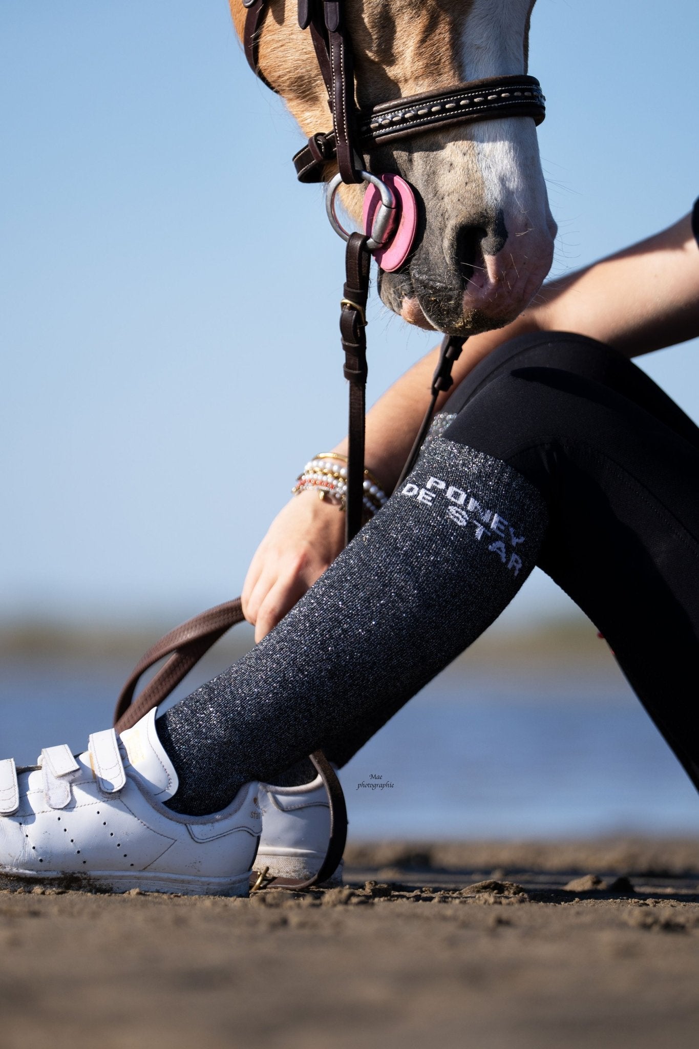 CHAUSSETTES PONEY DE STAR - NOIR - Equislay