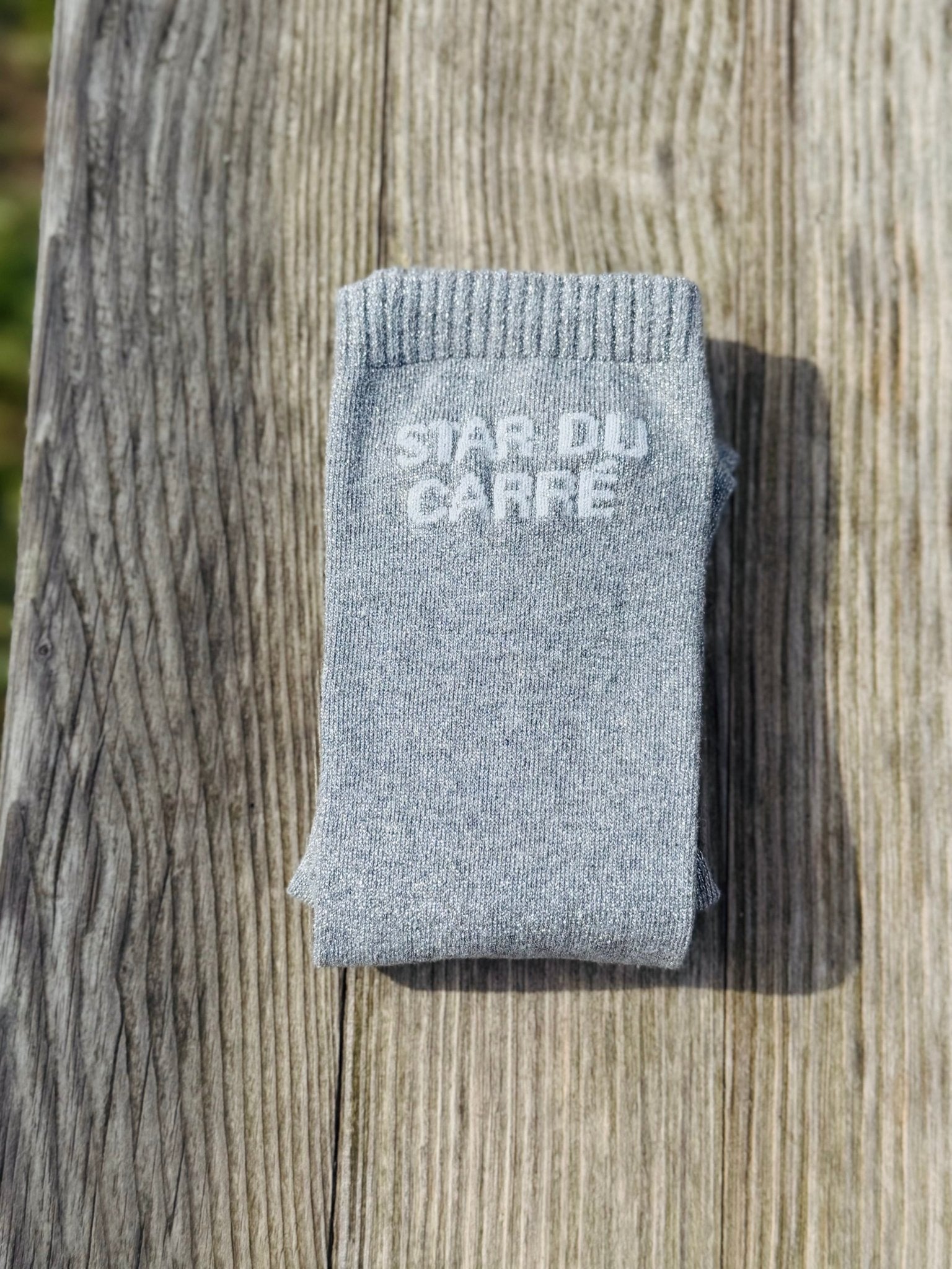 CHAUSSETTES STAR DU CARRÉ - ARGENTÉ - Equislay