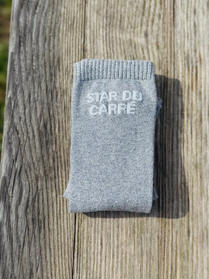 CHAUSSETTES STAR DU CARRÉ - ARGENTÉ - Equislay